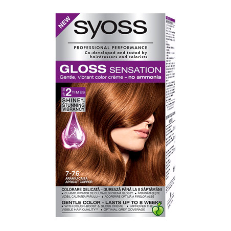 Syoss Gloss Sensation Боя за коса 7-76