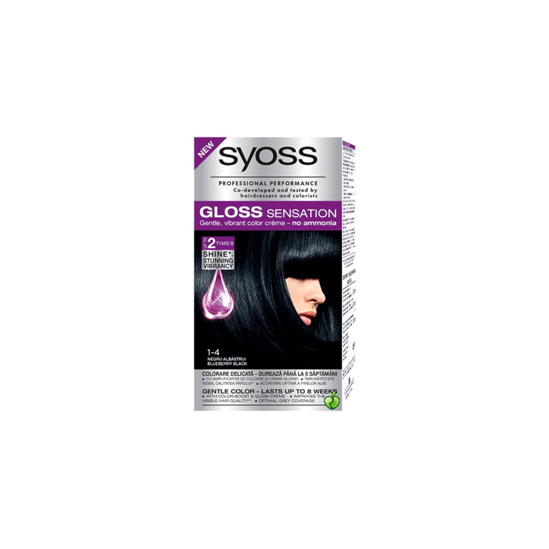 Syoss Gloss Sensation Боя за коса 1-4