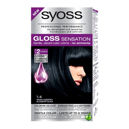 Syoss Gloss Sensation Боя за коса 1-4