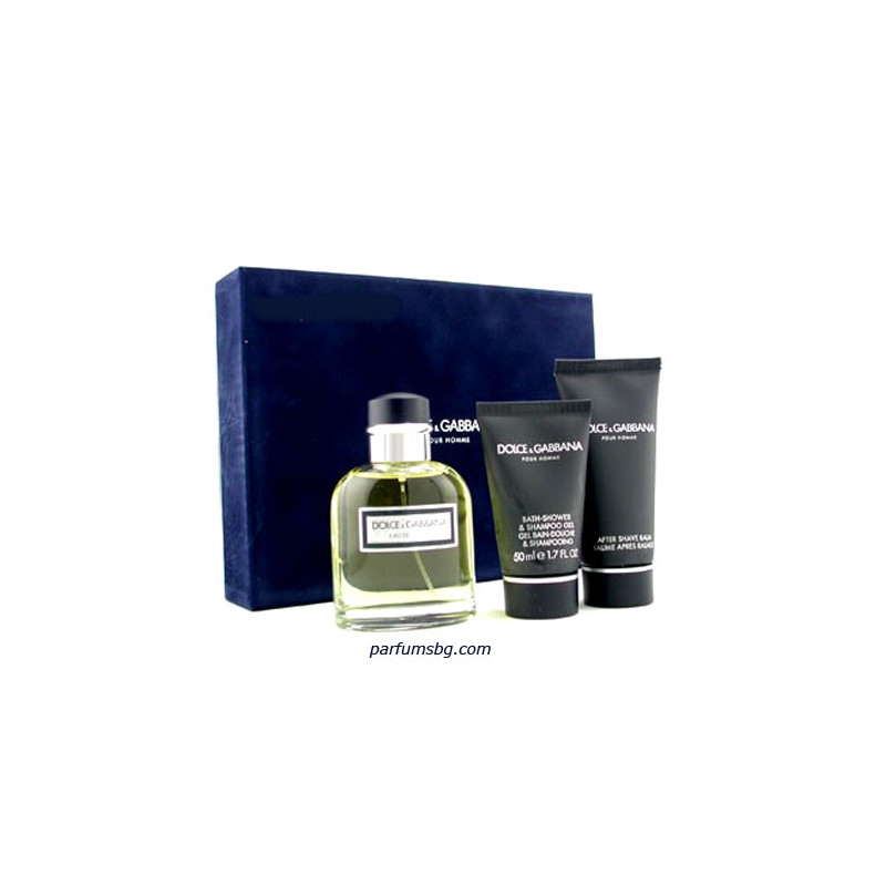 Dolce & Gabbana Pour Homme К-Т за мъже EDT 75ml+SG 50ml+ASB 50ml