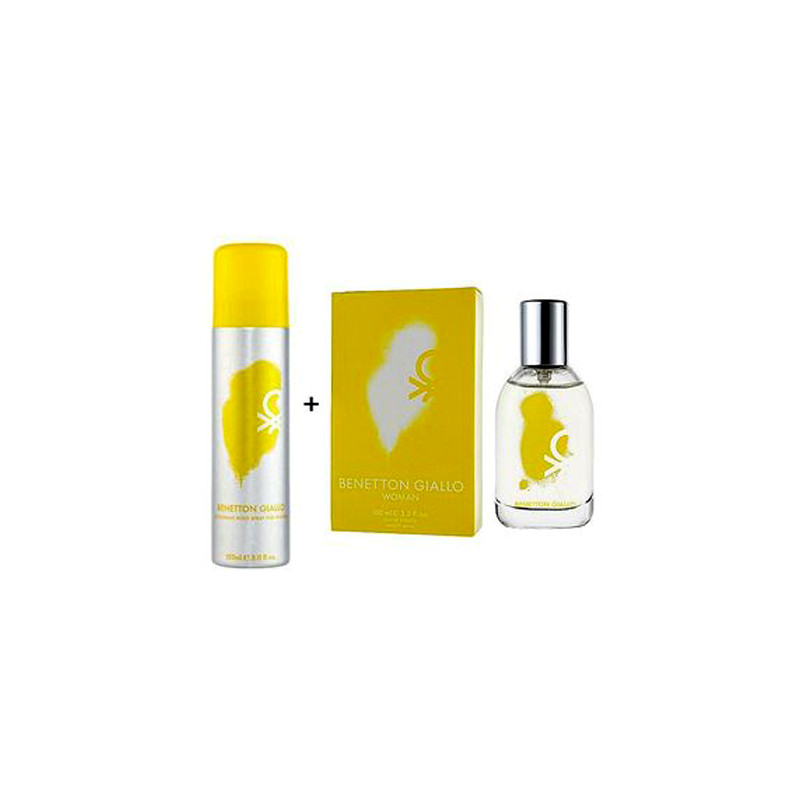 Benetton Giallo K-T за жени EDT 100ml + Deo Spray 150ml