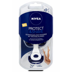 NIVEA Protect & Shave Самобръсначка за жени 5 ножчета НОВО