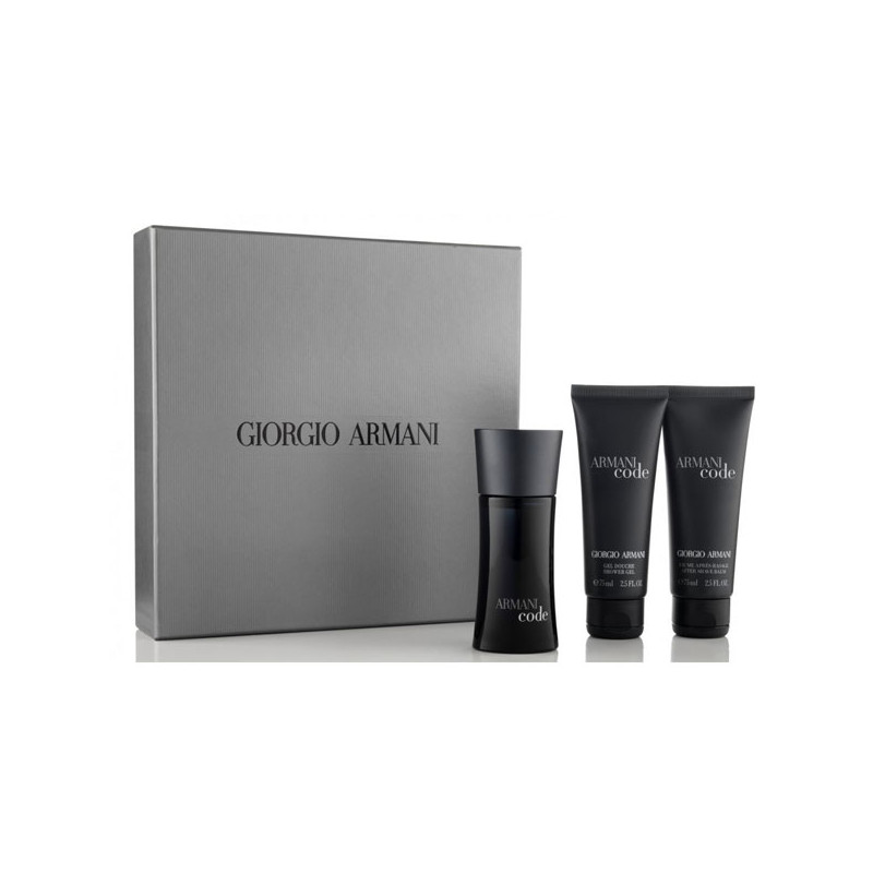 Armani Black Code K-T за мъже EDT 75ml+ASB 75ml+SG 75ml