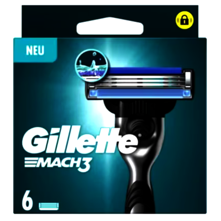 Gillette Mach 3 Ножчета за бръснене 6бр