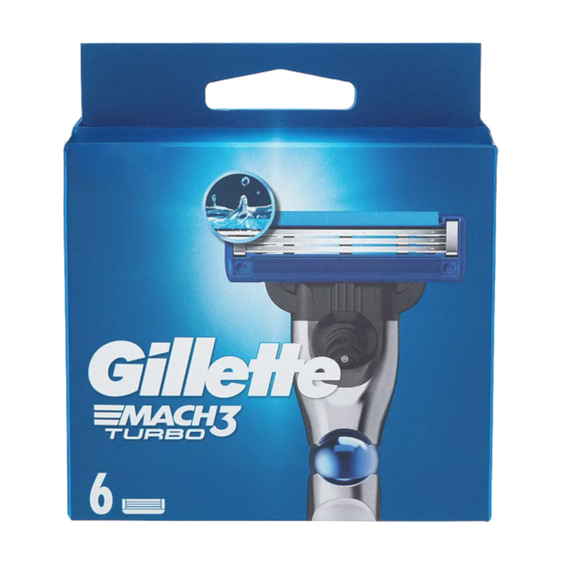 Gillette Mach 3 Turbo Ножчета за бръснене 6бр