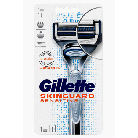 Gillette Skinguard Sensitive Самобръсначка за бръснене с 1 ножче