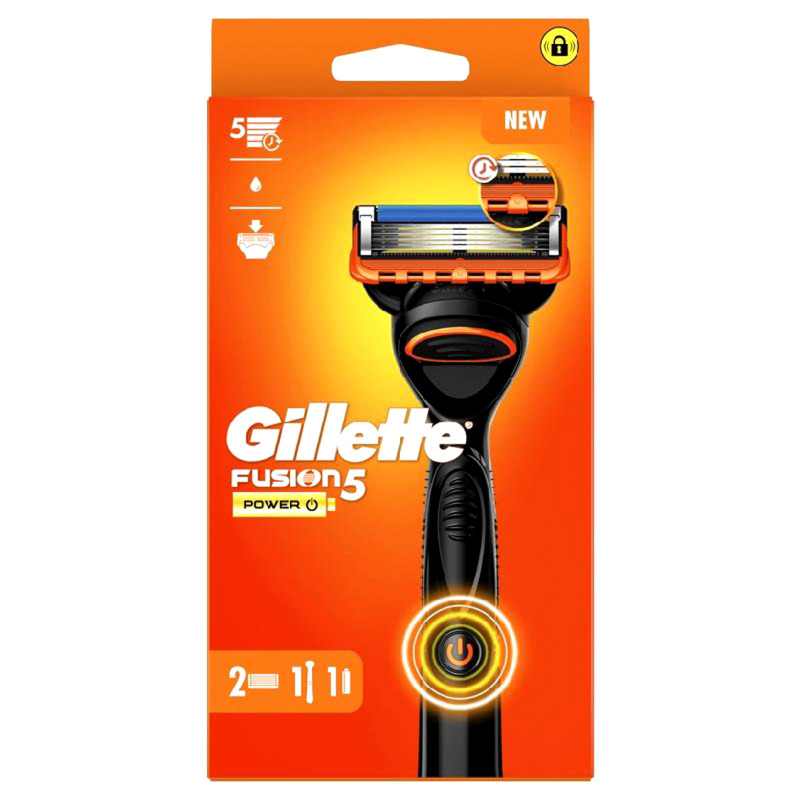 Gillette Fusion Power Самобръсначка с батерия с 2 ножчета