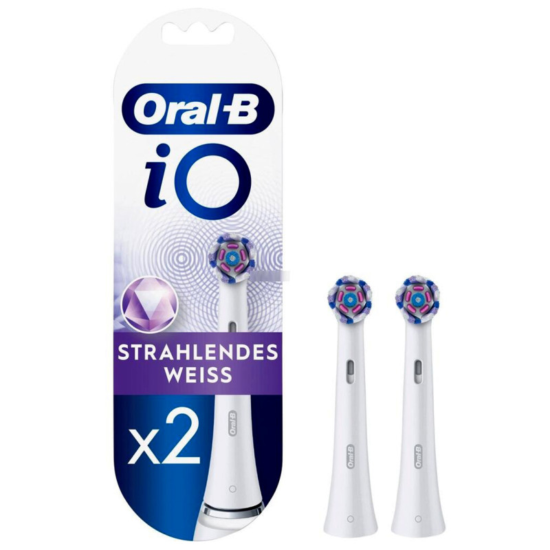 ORAL-B РЕЗЕВНА ГЛАВА ЗА ЕЛ. ЧЕТКА IO STRAHLENDES WEISS 2 БРОЯ