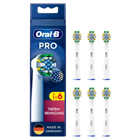 ORAL-B РЕЗЕВНА ГЛАВА ЗА ЕЛ. ЧЕТКА TIEFENREINIGUNG 6 БРОЯ