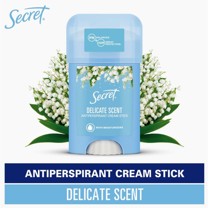 SECRET DELICATE крем стик дезодорант 40ml
