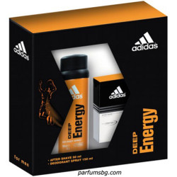 Adidas Deep Energy K-T за мъже афтършейв 50ml+дезодорант