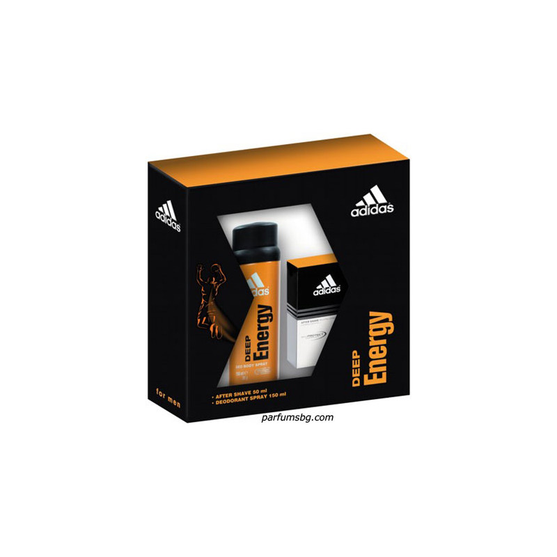 Adidas Deep Energy K-T за мъже афтършейв 50ml+дезодорант