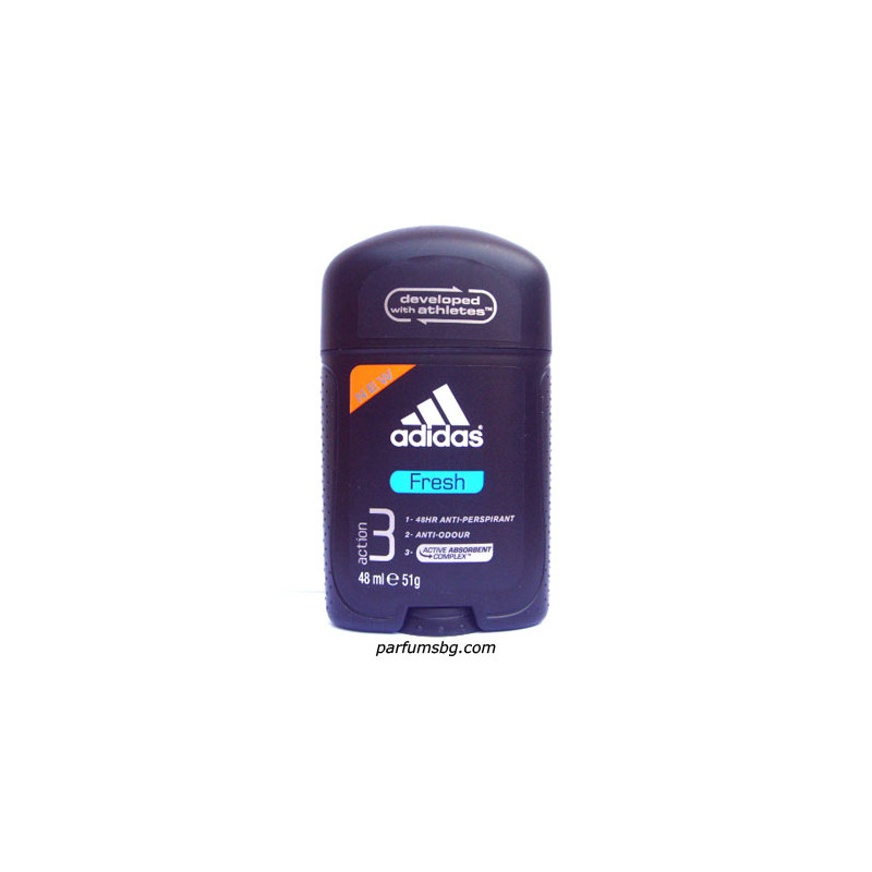 Adidas 3 Action Fresh Дезодорант стик за мъже 48ml