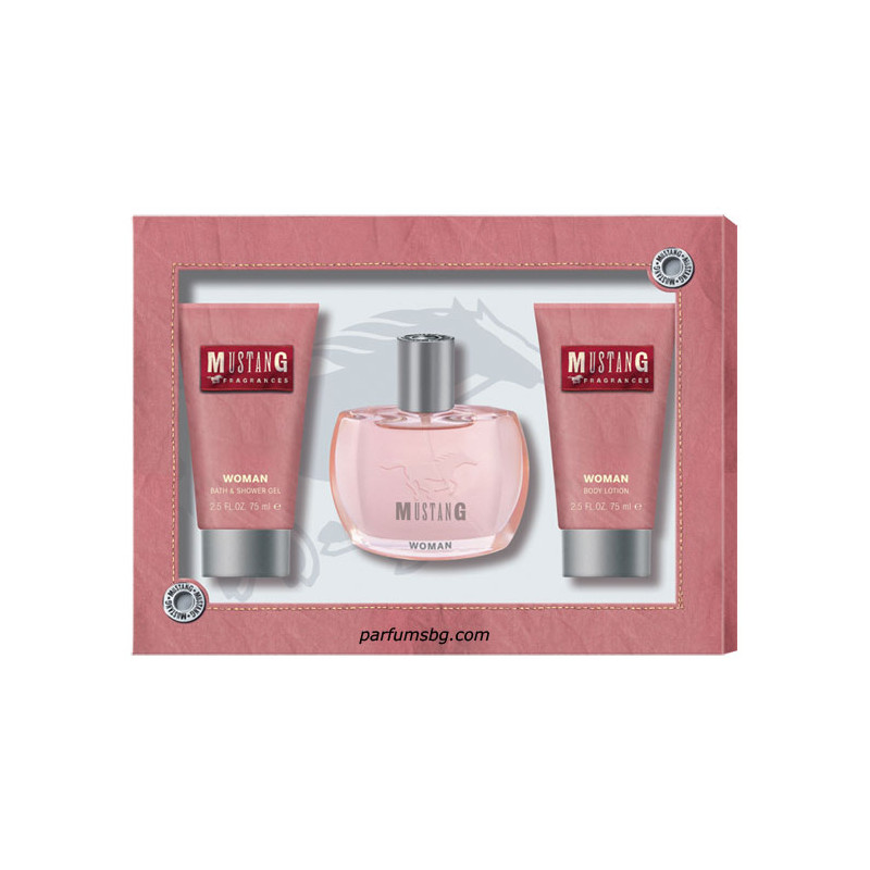 Mustang Woman K-T EDT 30ml+BL 75ml+SG 75ml Душгел