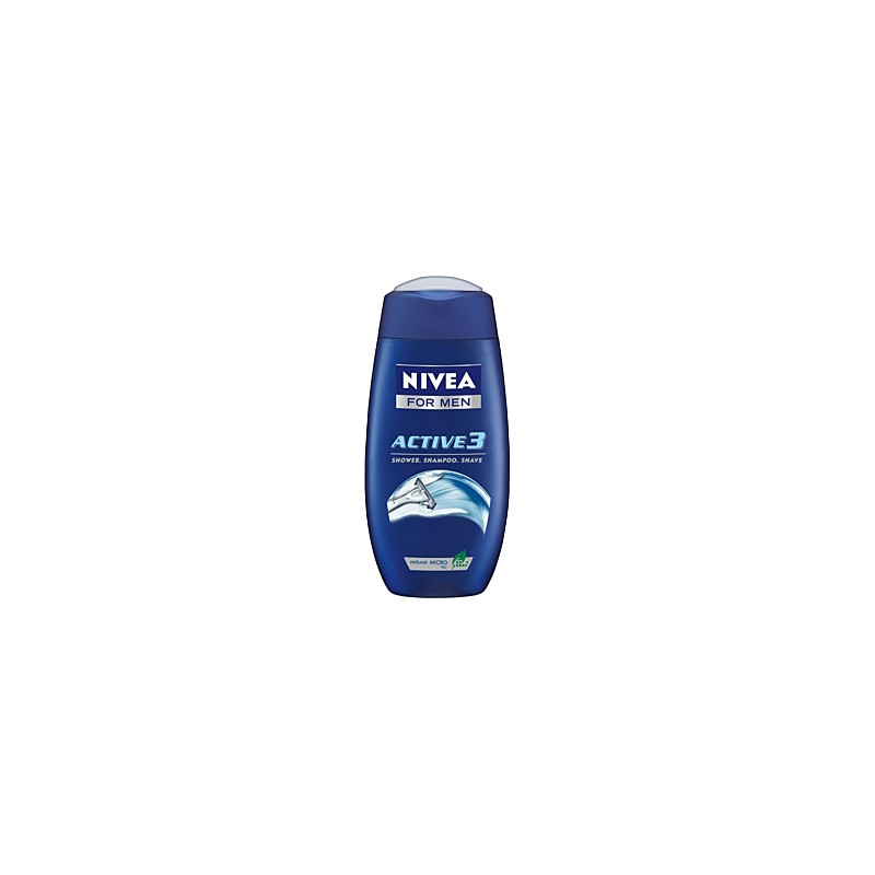 Nivea Active3 Душ гел за мъже 250ml