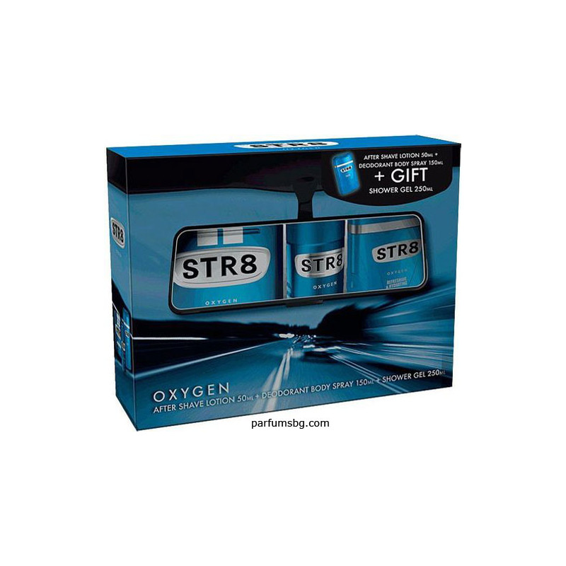 STR8 Oxygen К-Т за мъже ASL 50ml+Deo 150ml+Душ гел 250ml