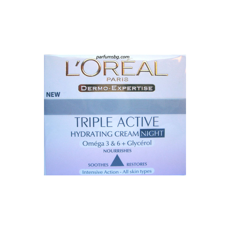 L'oreal Triple Active Night Нощен крем за лице 50ml