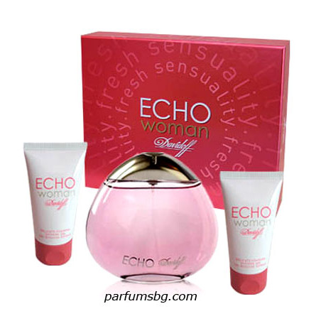 Davidoff Echo  К-Т за жени EDP 100ml+BL 50 ml+SG 50 ml