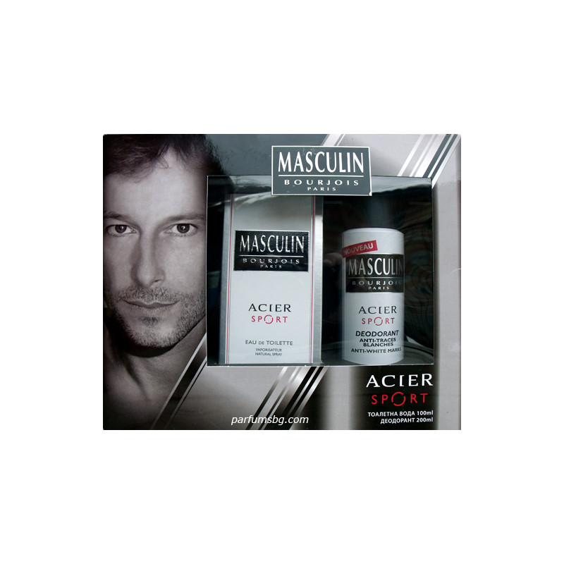 Masculin Acier Sport К-Т за мъже EDT 100ml + Дезодорант 200ml