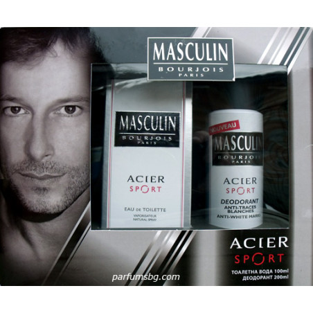 Masculin Acier Sport К-Т за мъже EDT 100ml + Дезодорант 200ml