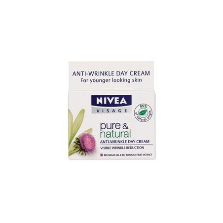 Nivea Pure & Natural Дневен крем срещу бръчки  50ml