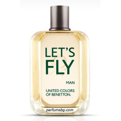 Benetton Let`s FLY EDT за мъже 100ml без кутия НОВ