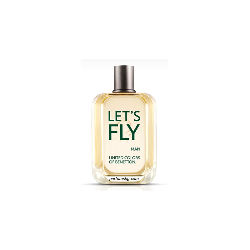 Benetton Let`s FLY EDT за мъже 100ml без кутия НОВ