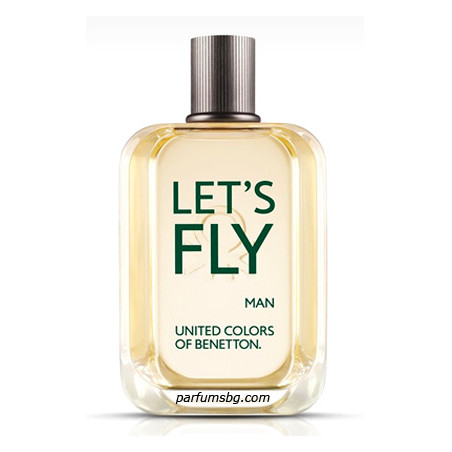 Benetton Let`s FLY EDT за мъже 100ml без кутия НОВ