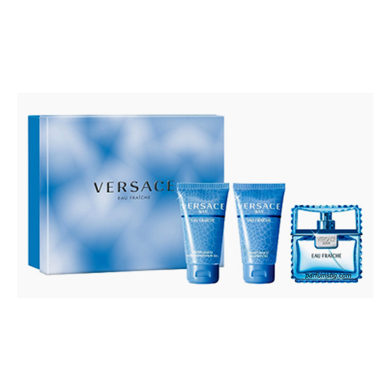 Versace Man Eau Fraiche K-T за мъже EDT 50ml+SG 50ml+Shampoo 50m