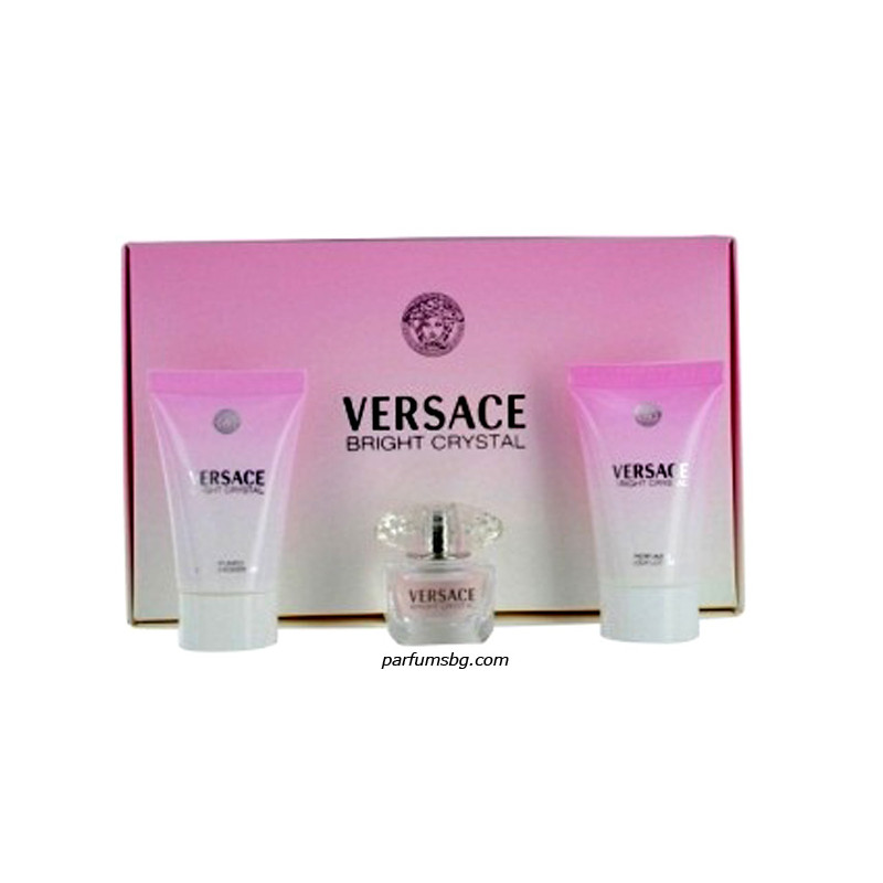 Versace Bright Crystal К-Т за жени EDT 5ml + BL 25ml + SG 25ml