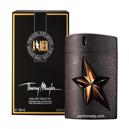 Thierry Mugler A Men Pure Leather EDT за мъже 100ml НОВ