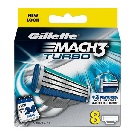 Gillette Mach 3 Turbo Ножчета за бръснене 8бр