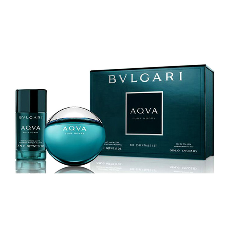 Bvlgari Aqva К-Т за мъже EDT 50ml+SG 75ml+Deo stick 75ml