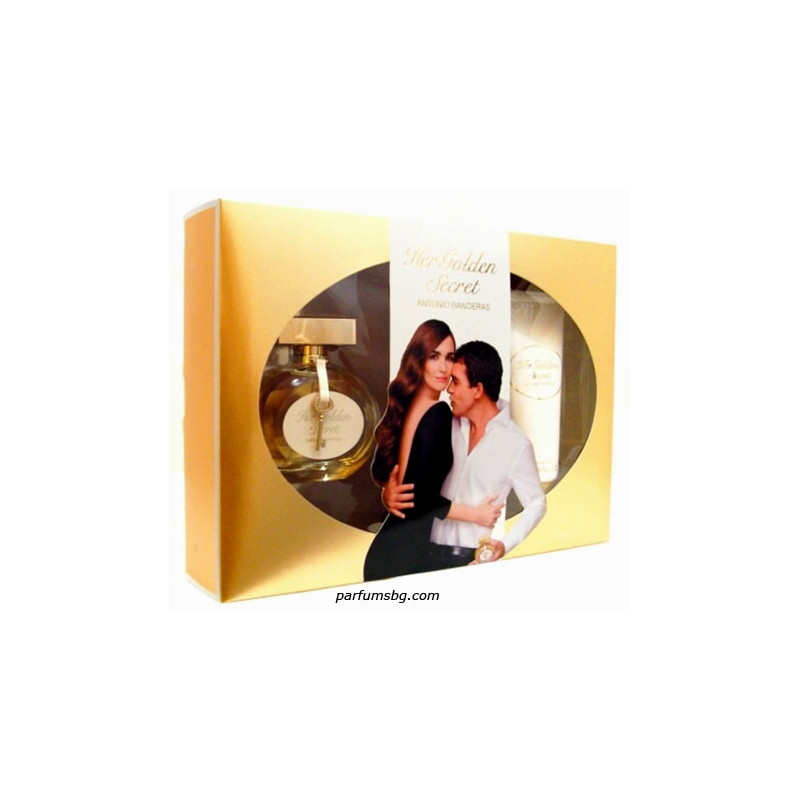 Antonio Banderas Her Golden Secret К-Т за жени EDT 80ml+BL 100ml